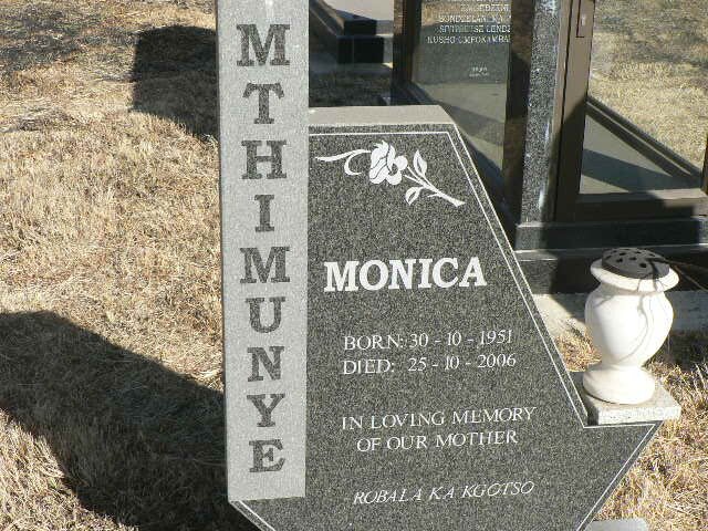 MTHIMUNYE Monica 1951-2006