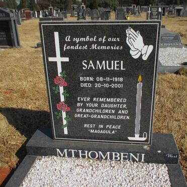 MTHOMBENI Samuel 1918-2001