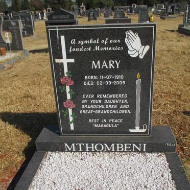 MTHOMBENI Mary 1910-2009