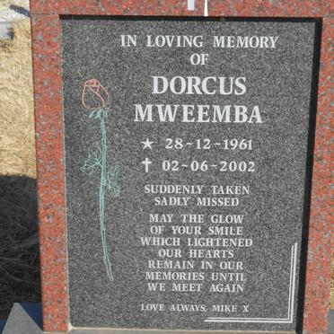 MWEEMBA Dorcus 1961-2002