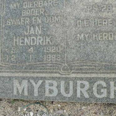 MYBURGH Jan Hendrik 1920-1983