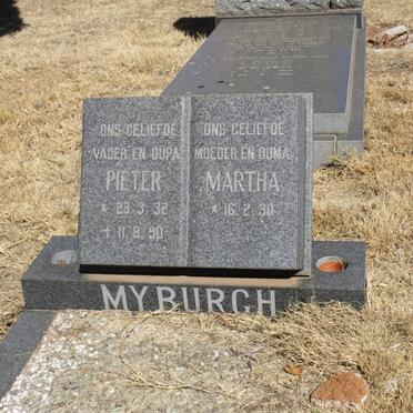MYBURGH Pieter 1932-1990 &amp; Martha 1930-