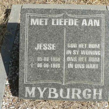 MYBURGH Jesse 1959-1996