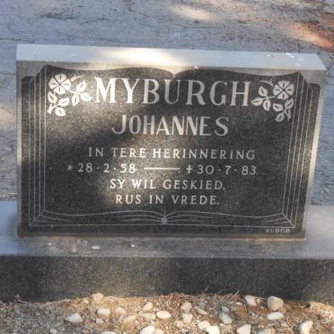 MYBURGH Johannes 1958-1983