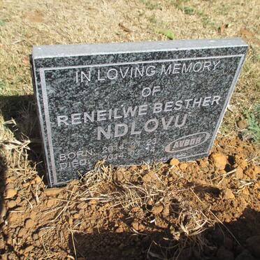 NDLOVU Reneilwe Besther 2014-2014