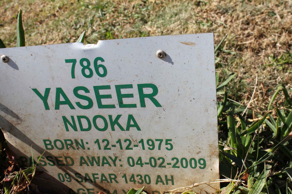 NDOKA Yaseer 1975-2009