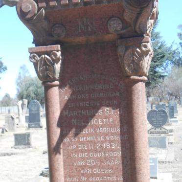 NEL Marthinus S.P.J. -1934