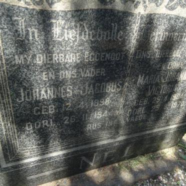 NEL Johannes Jacobus 1898-1944 &amp; Maria Johanna Victoria 1904-1970