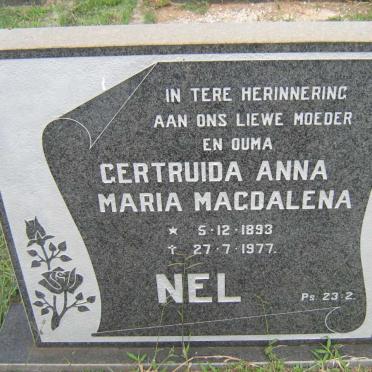NEL Gertruida Anna Maria Magdalena 1893-1977