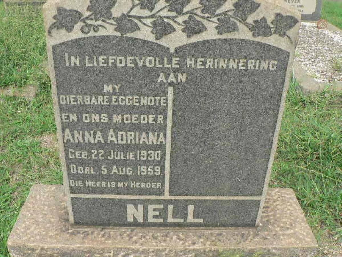 NELL Anna Adriana 1930-1959