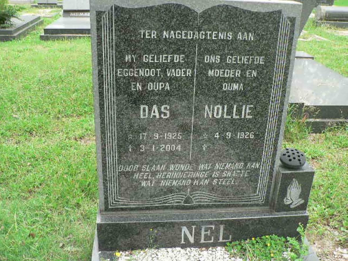 NEL Das 1925-2004 &amp; Nollie 1926-