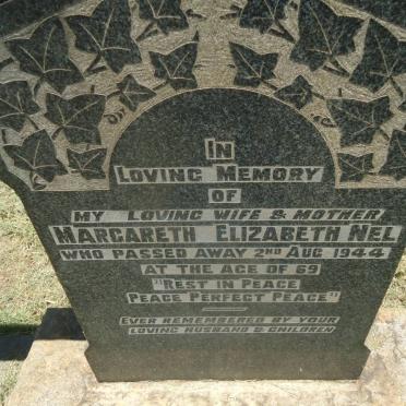 NEL Jan Stephanus 1871-1960 &amp; Margaret Elizabeth -1944