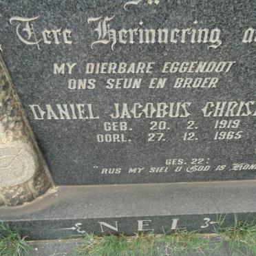NEL Daniel Jacobus Christoffel 1919-1965