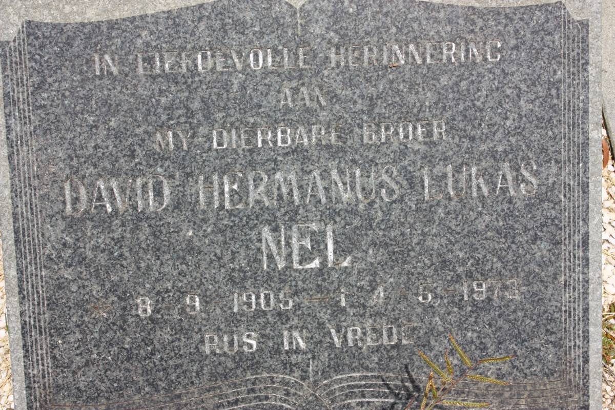 NEL David Hermanus Lukas 1905-1973