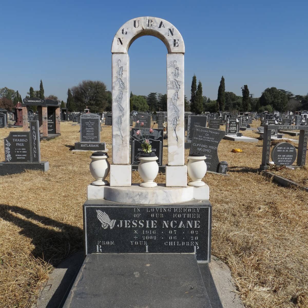 NGUBANE Jessie Ncane 1916-2002