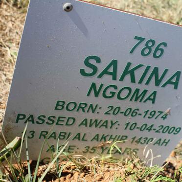 NGOMA Sakina 1974-2009