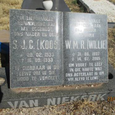NIEKERK S.J.C., van 1933-1993 &amp; W.M.R. 1937-2005