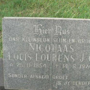 NICOLAAS Louis Lourens J.G. 1954-1974
