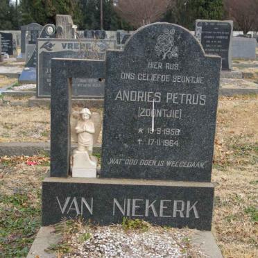 NIEKERK Andries Petrus, van 1958-1964