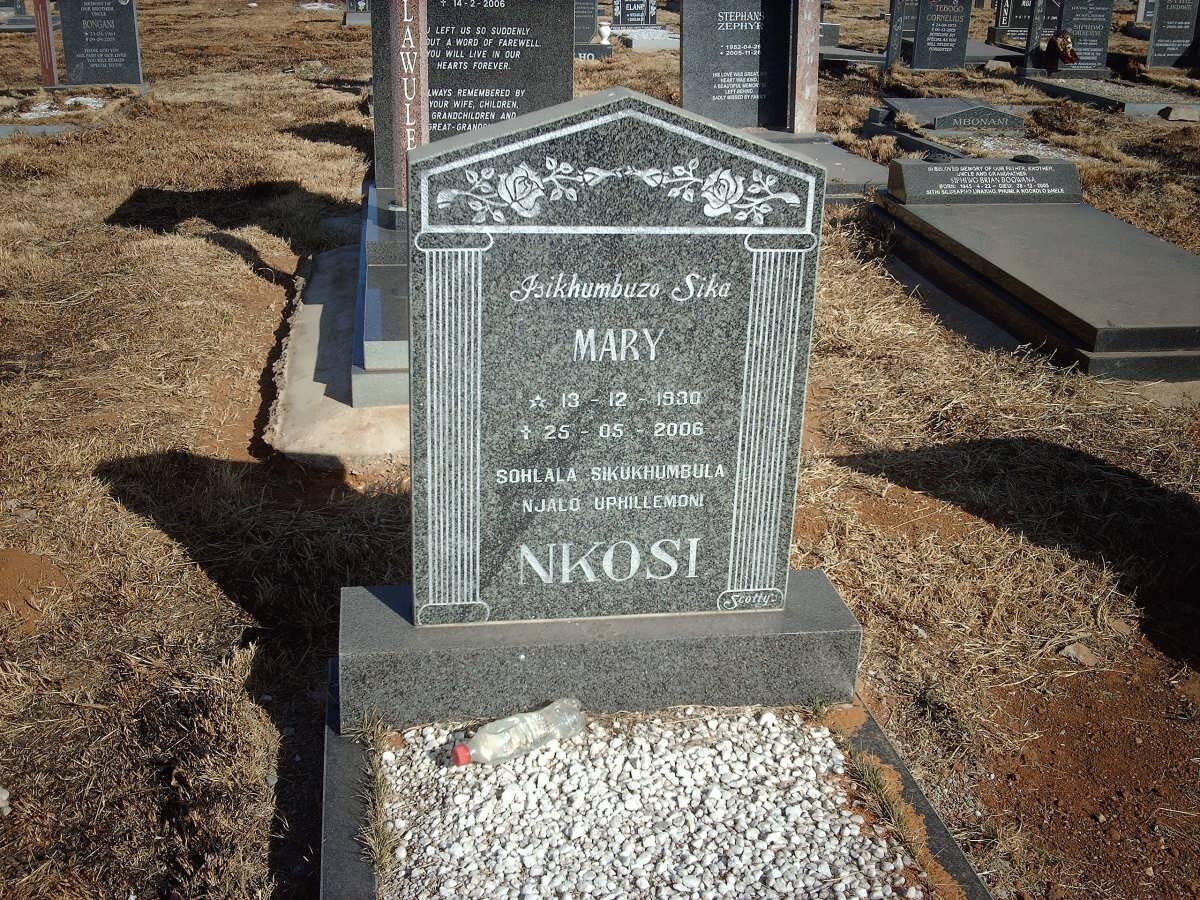 NKOSI Mary 1930-2006