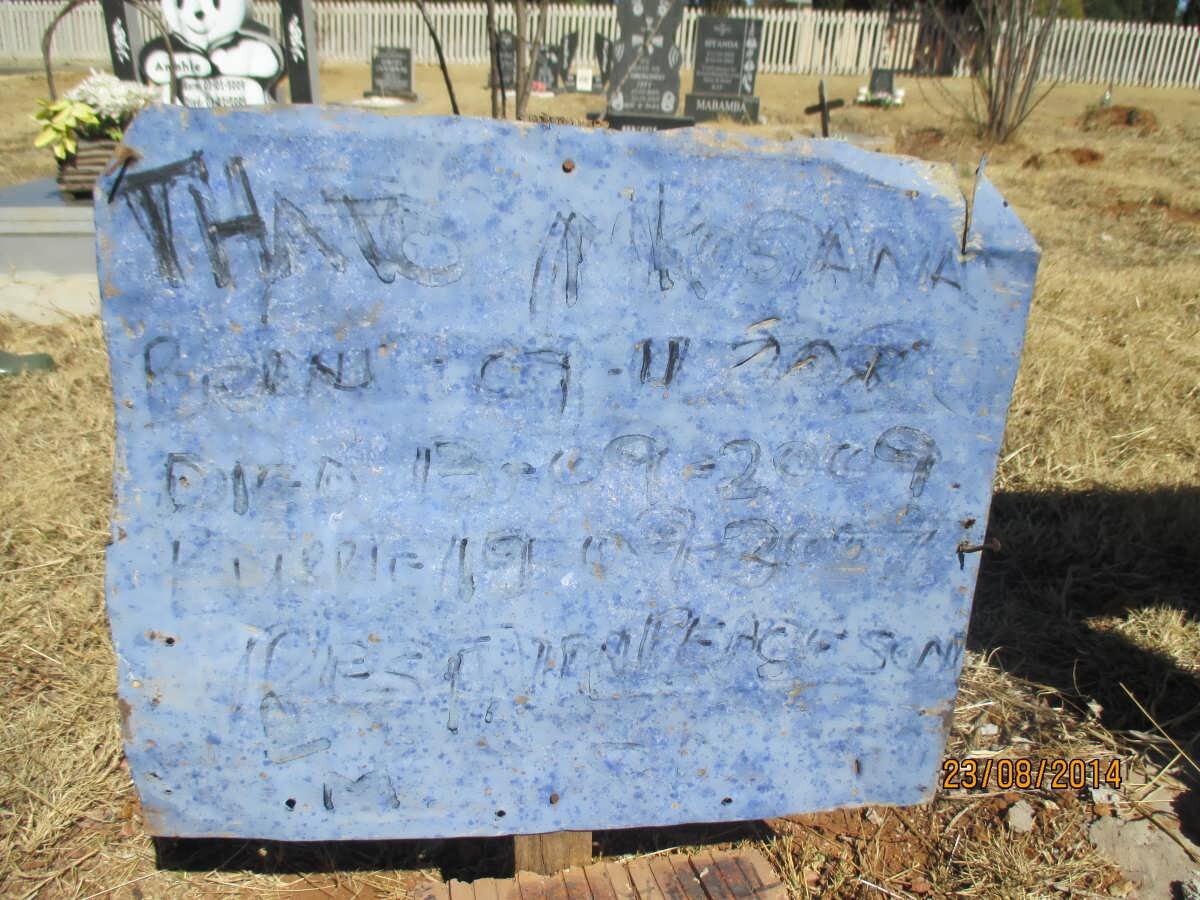 NKOSANA Thato 2008-2009