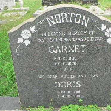 NORTON Garnet 1890-1970 &amp; Doris 1898-1983
