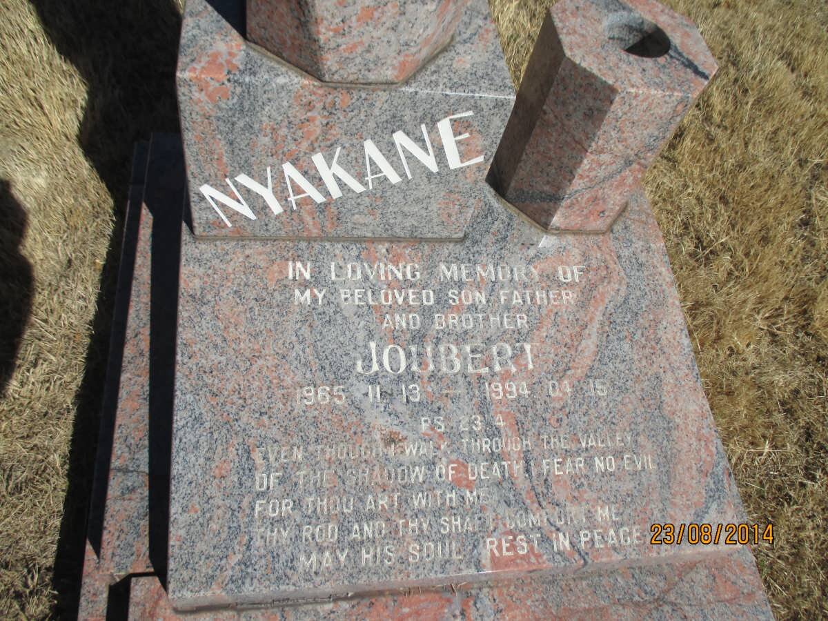 NYAKANE Joubert 1965-1994