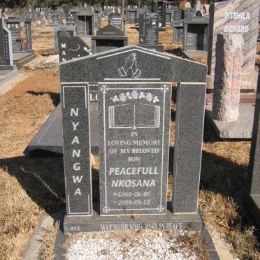 NYANGWA Peacefull Nkosana 1968-2004