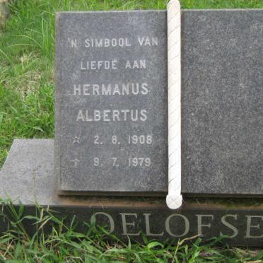 OELOFSE Hermanus Albertus 1908-1979