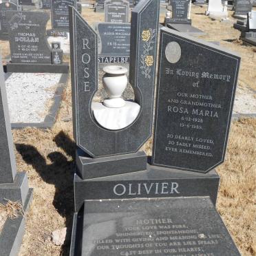 OLIVIER Rosa Maria 1928-1989