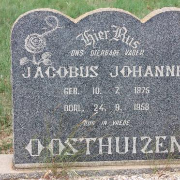 OOSTHUIZEN Jacobus Johannes 1875-1958