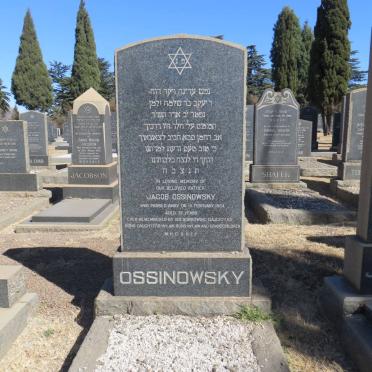 OSSINOWSKY Jacob -1954