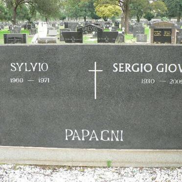 PAPAGNI Sergio Giovanni 1930-2009 :: PAPAGNI Sylvio 1969-1971