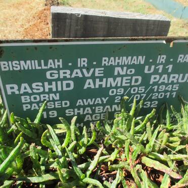 PARUK Rashid Ahmed 1945-2011