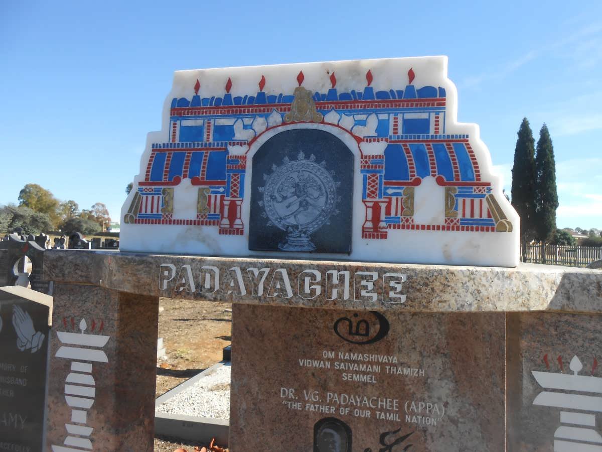 PADAYACHEE V.G. 1921-2012