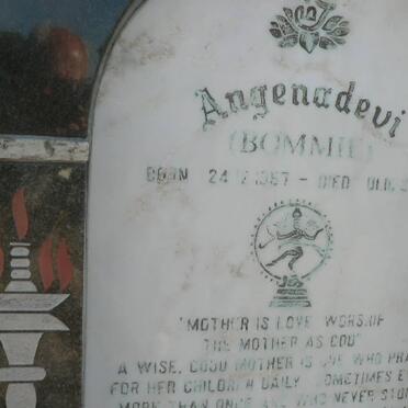 PADAYACHEE Angenadevi 1957-2005 :: PADAYACHEE Deval 1953-1997