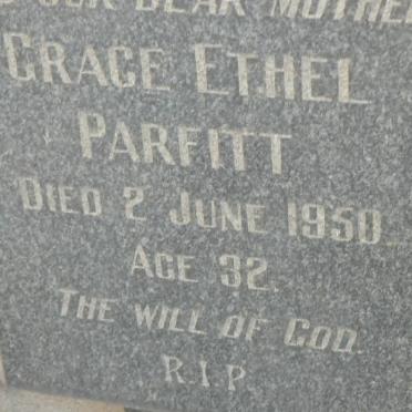 PARFITT Grace Ethel -1950