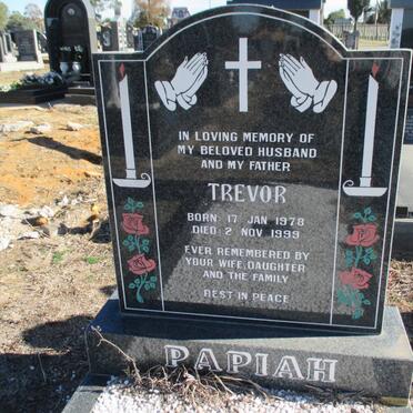 PAPIAH Trevor 1978-1999