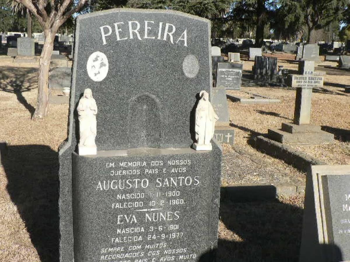 PEREIRA Augusto Santos 1900-1960 &amp; Eva Nunes 1901-1977