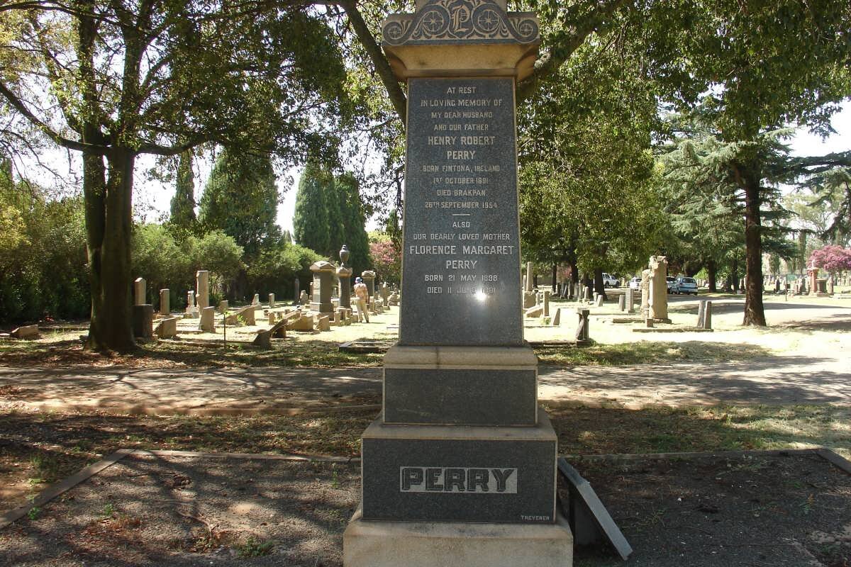 PERRY Henry Robert 1891-1954 &amp; Florence Margaret 1898-19??