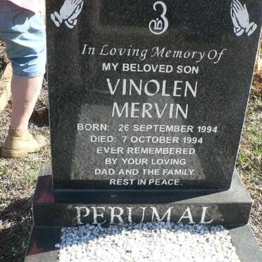 PERUMAL Vinolen Mervin 1994-1994