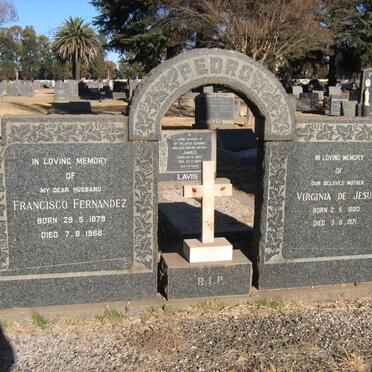 PEDRO Francisco Fernandez 1879-1966 &amp; Virginia de Jesus 1880-1971 