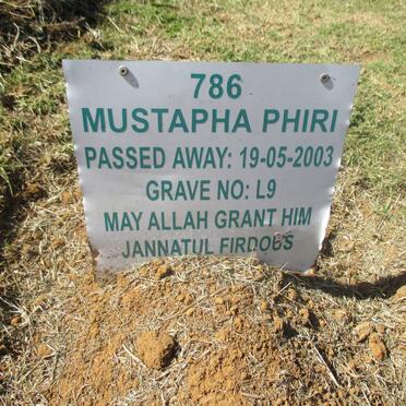 PHIRI Mustapha -2003