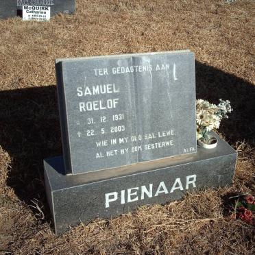 PIENAAR Samuel Roelof 1931-2003