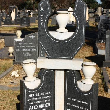 PLESSIS Alexander Gabriël, du 1923-1988