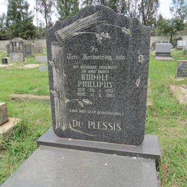 PLESSIS Rudolph Phillipus, du 1913-1967