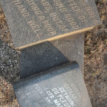 PLESSIS Felix, du &amp; Catharina Gertruida nee MAREE