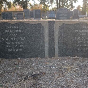 PLESSIS S.W., du 1877-1960 &amp; H.M. 1879-1955