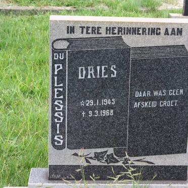 PLESSIS Dries, du 1945-1968