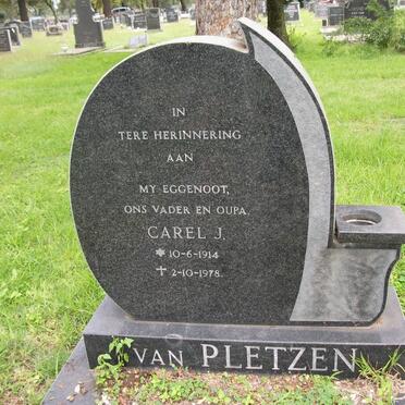 PLETZEN Carel J., van 1914-1978